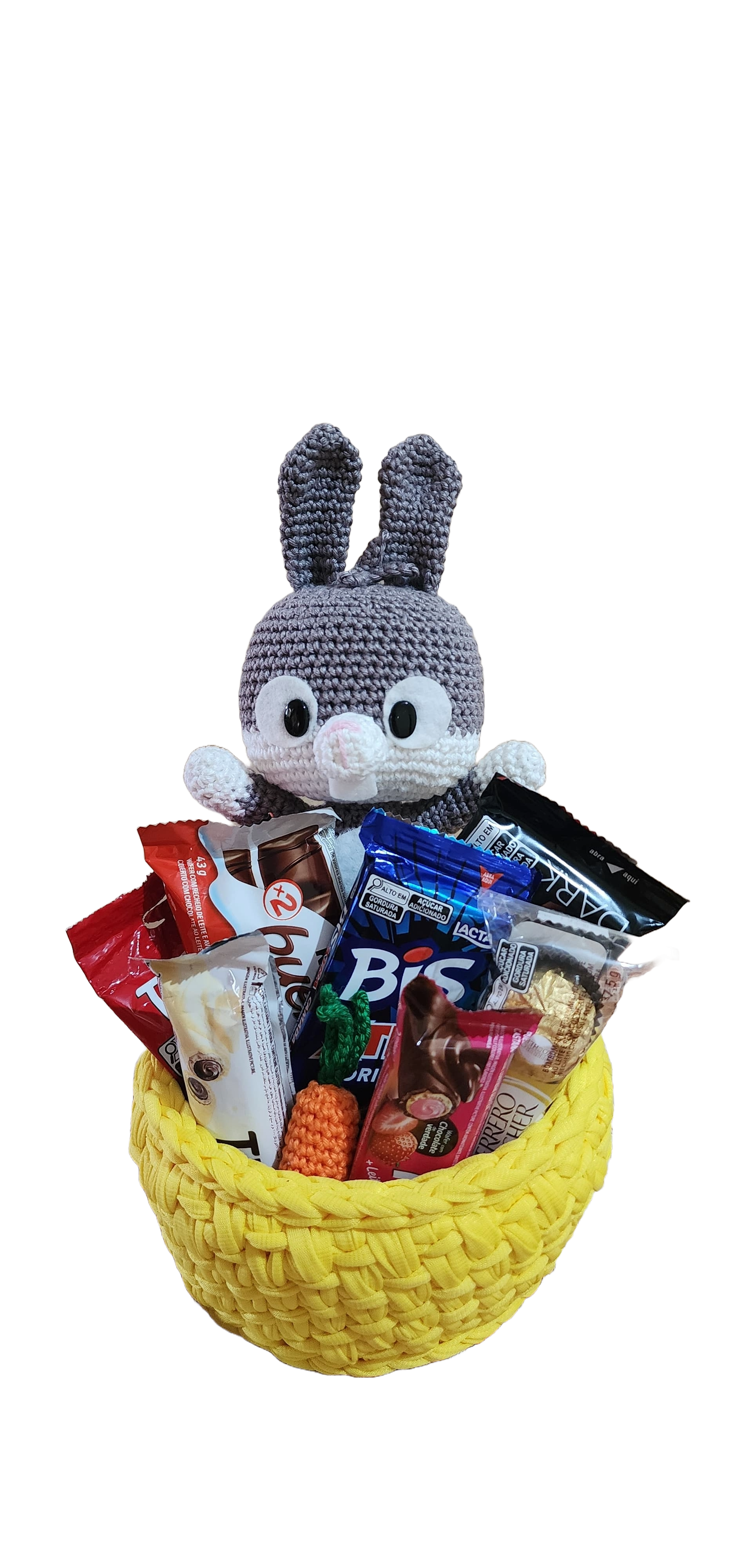 Cesta de Páscoa Amigurumi